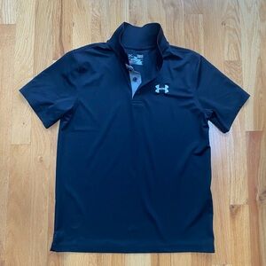 Under Armour black polo shirt